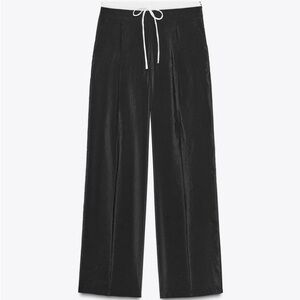 Zara Black Straight Leg Pants